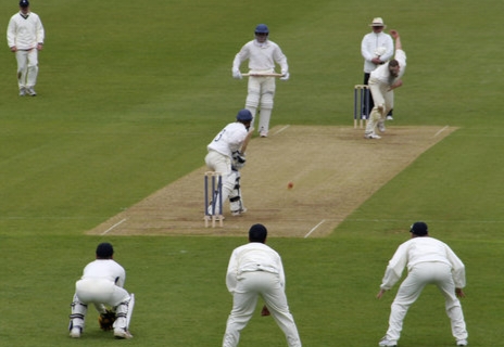 Cricket match pich